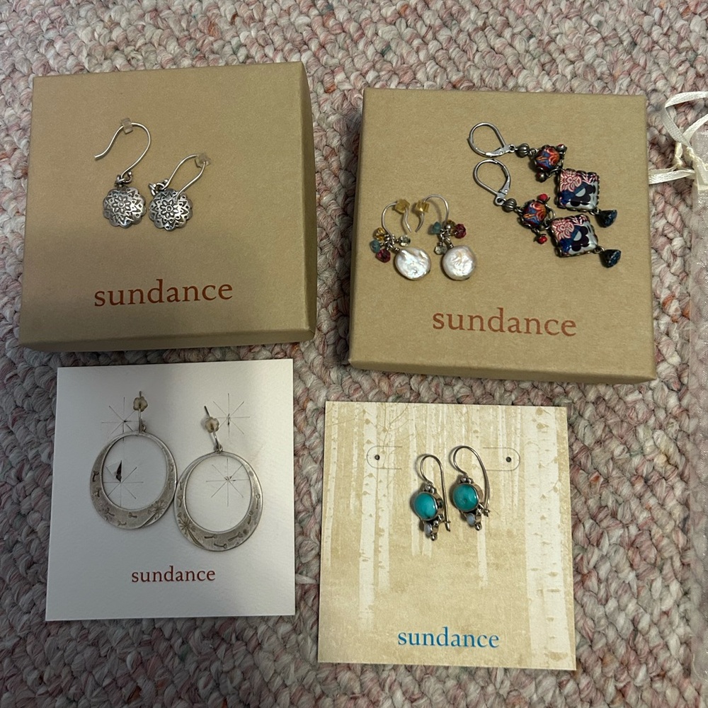 Sterling Silver Catalogue Sundance Earrings